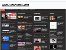 Tablet Screenshot of hansnetten.com